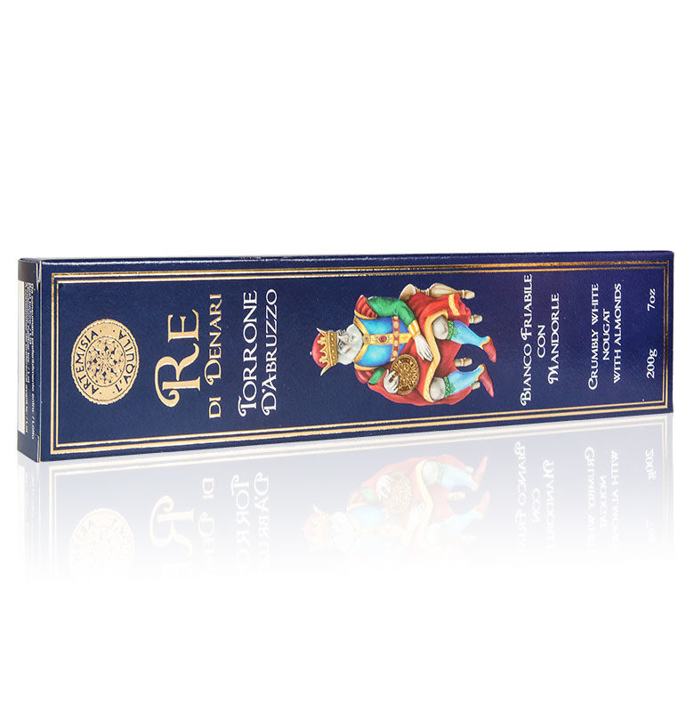 Torrone friabile bianco alle mandorle