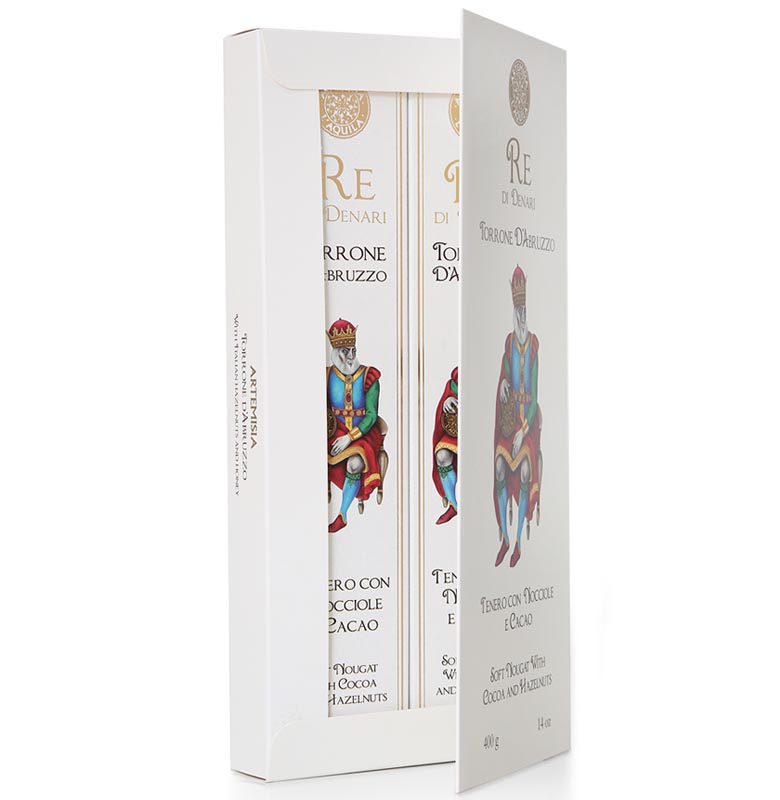 scatola torrone al cioccolato