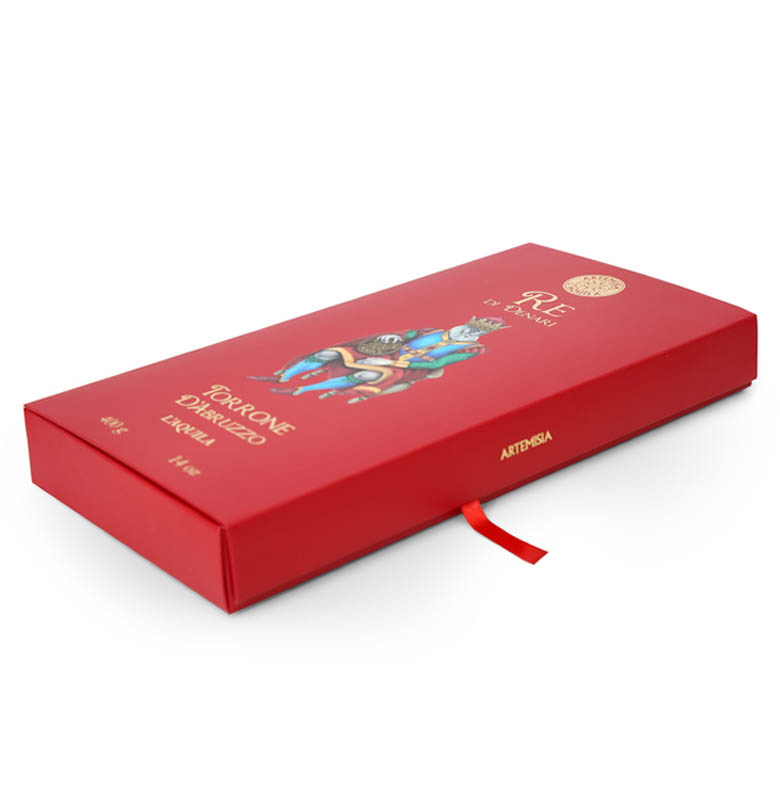 scatola rossa torrone