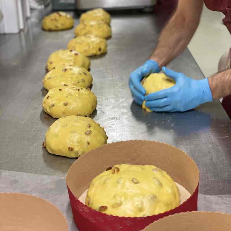 panettone crudo